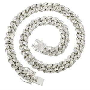 Mens Cuban Linked Chain 18 Inch Silver Plated New